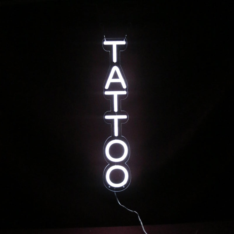 Vertical Tattoo Neon Sign LED Light