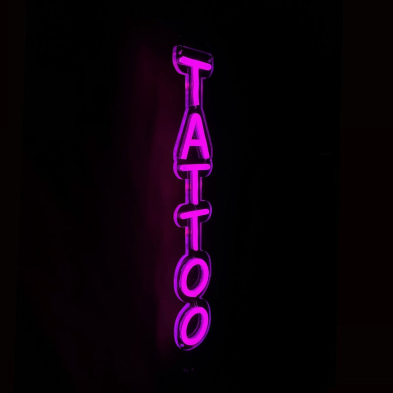 Vertical Tattoo Neon Sign LED Light - NeonPilot