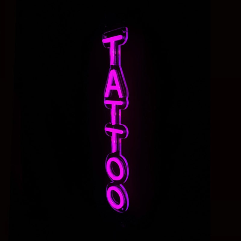 Vertical Tattoo Neon Sign LED Light - NeonPilot