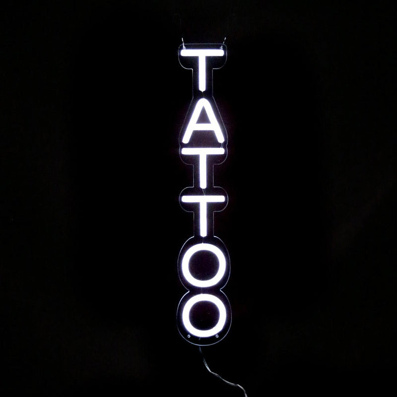 Vertical Tattoo Neon Sign LED Light