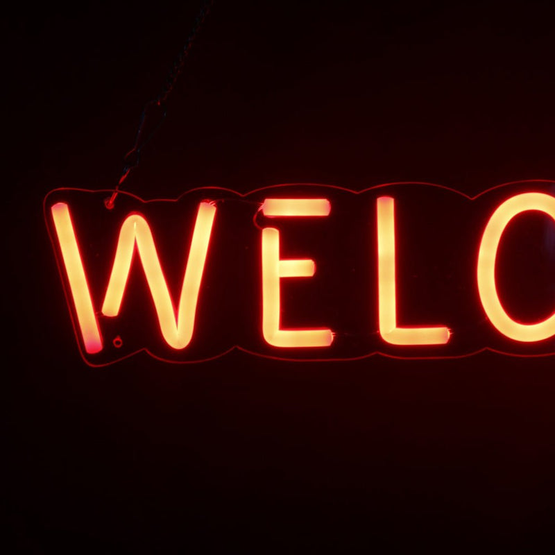 Welcome LED Neon Sign