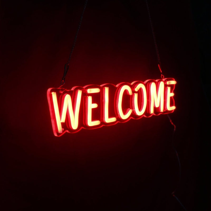 Welcome LED Neon Sign