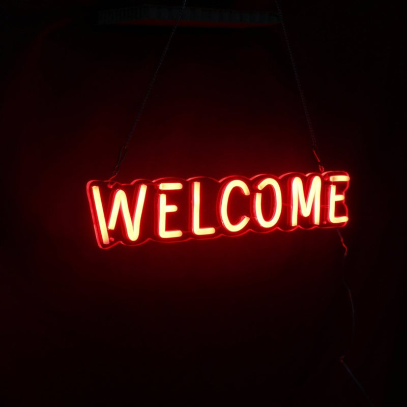 Welcome LED Neon Sign