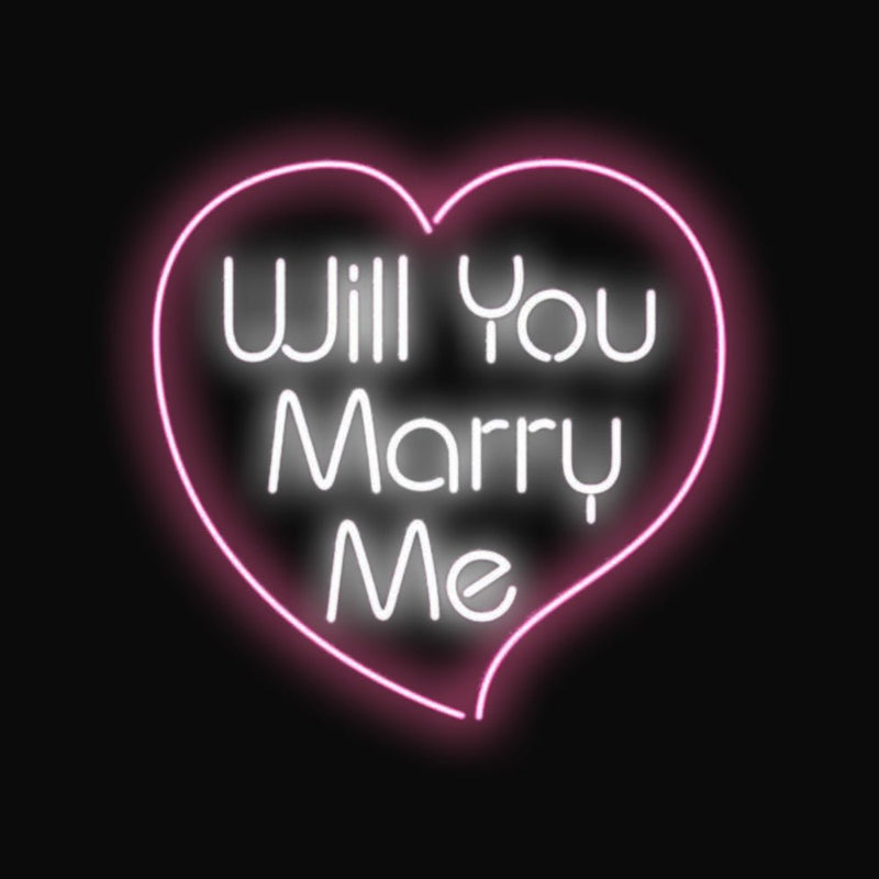 Will You Marry Me Neon Wedding Sign