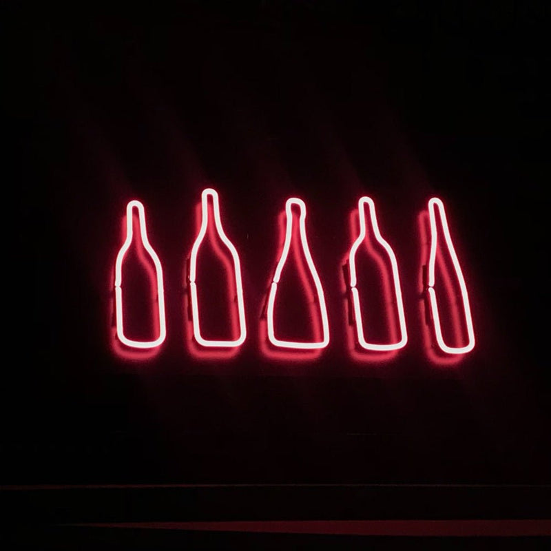 Wine Bottles LED Neon Sign