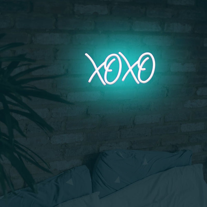 XOXO LED Neon Room Sign