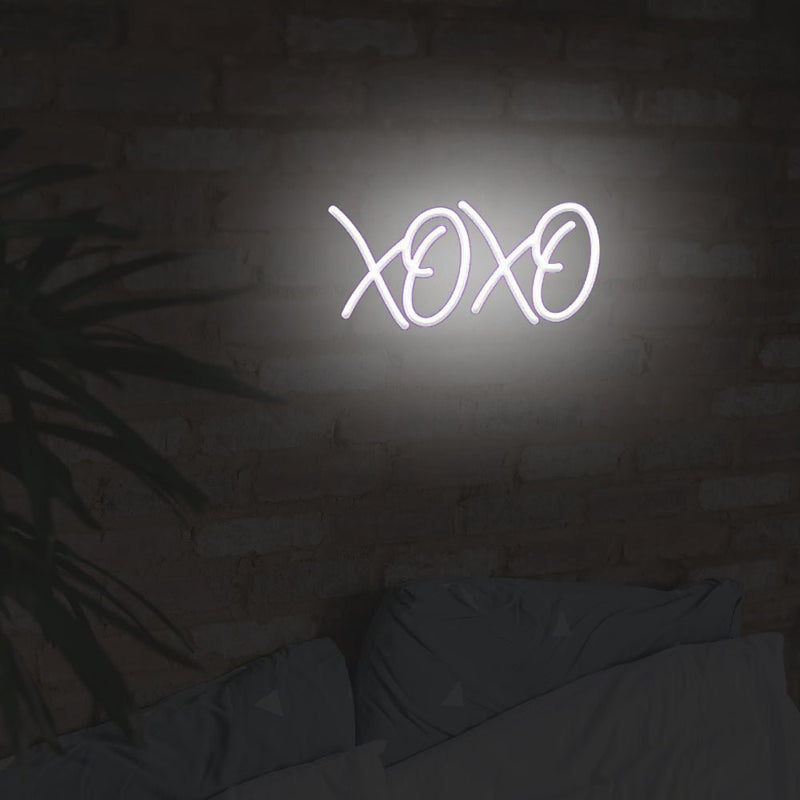 XOXO LED Neon Room Sign