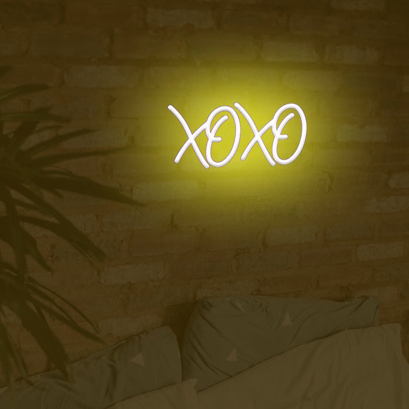 XOXO LED Neon Room Sign