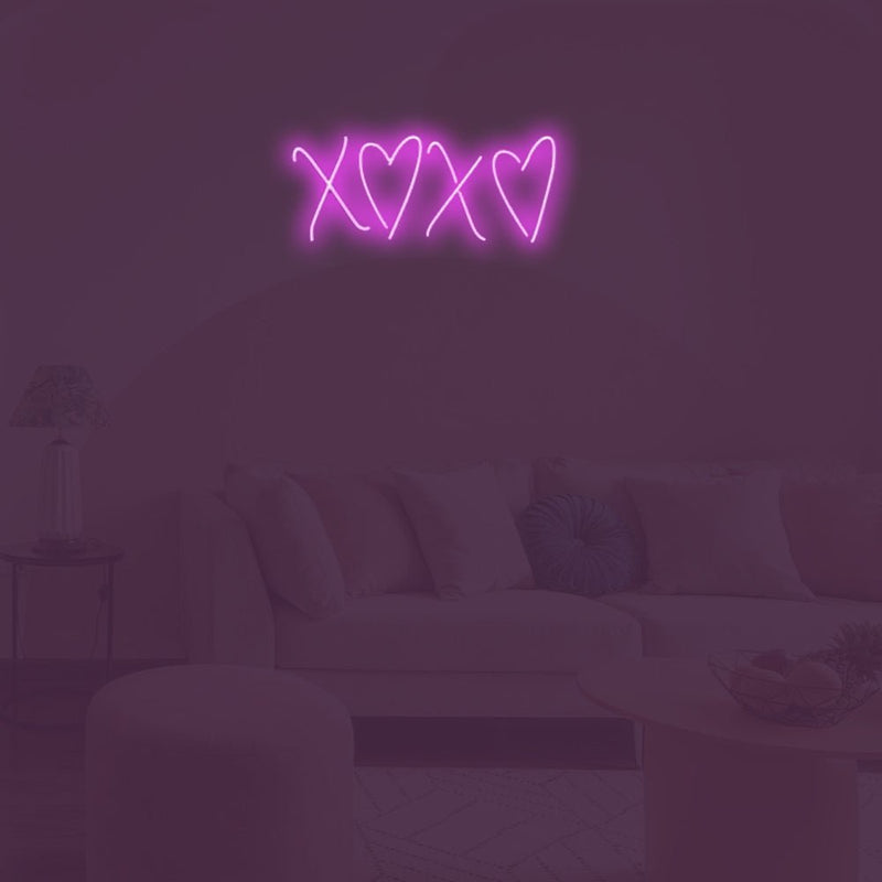 XOXO LED Neon Sign